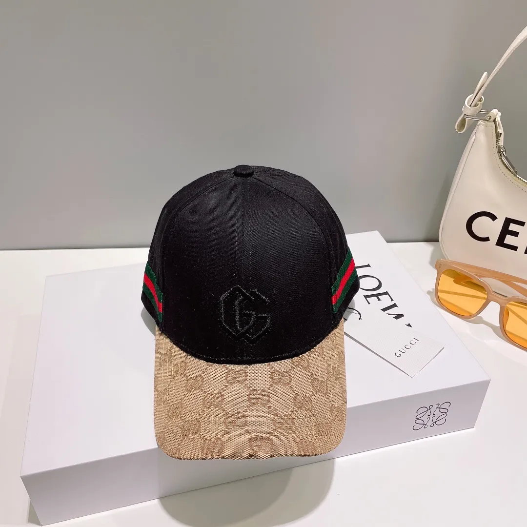 P60 [GUCCI Gucci] 2 official website is online at the same time 🎊 Korean version new product 💥 original quality fashionable style 🎭 unisex baseball cap 🧢 advanced jacquard 4D geological fabric high-end quality 💯 counter now in stock 🔥🔥🔥