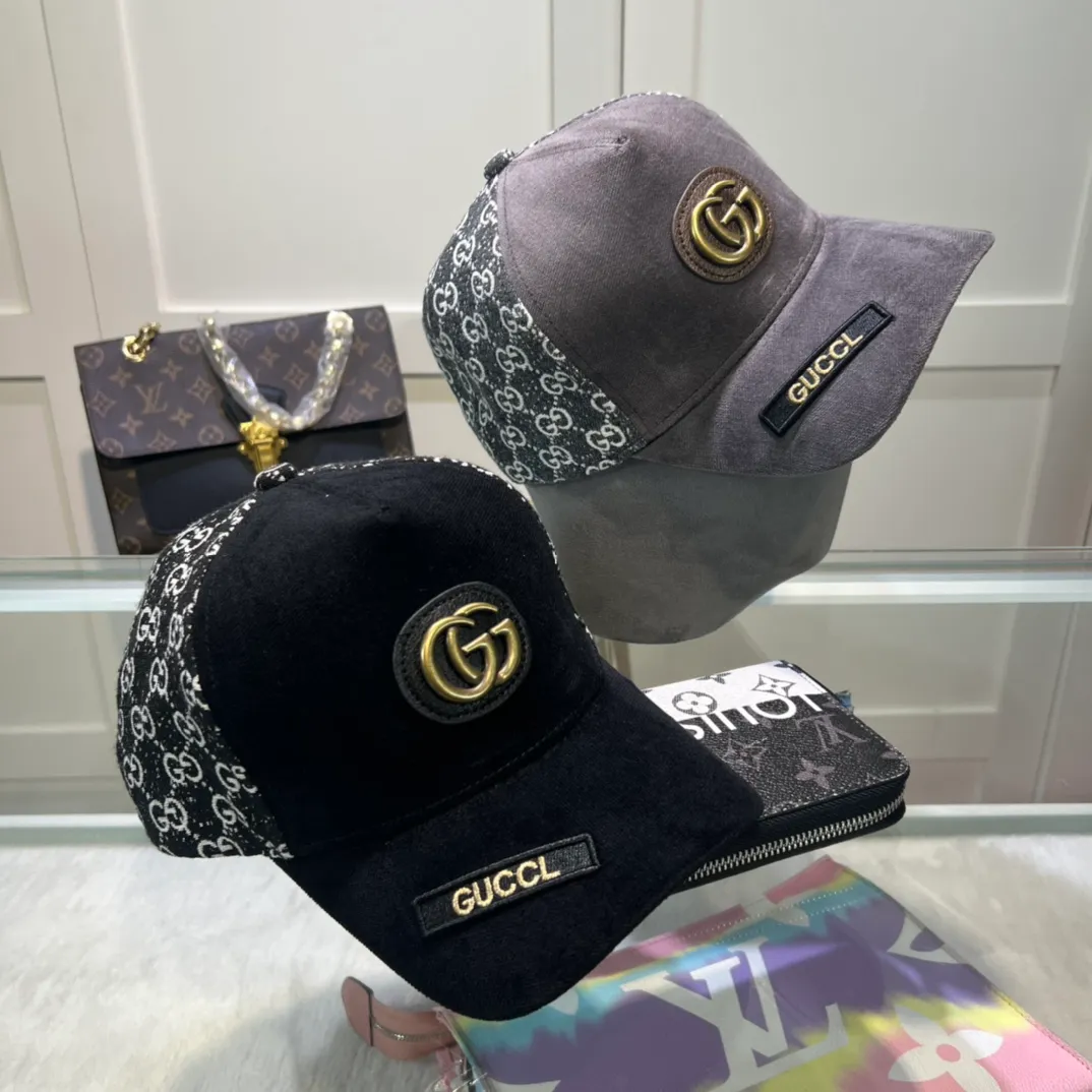 P54💰Gucci new original baseball cap, original canvas, light and breathable! The basic head circumference is 56cm, and the patch is adjustable.