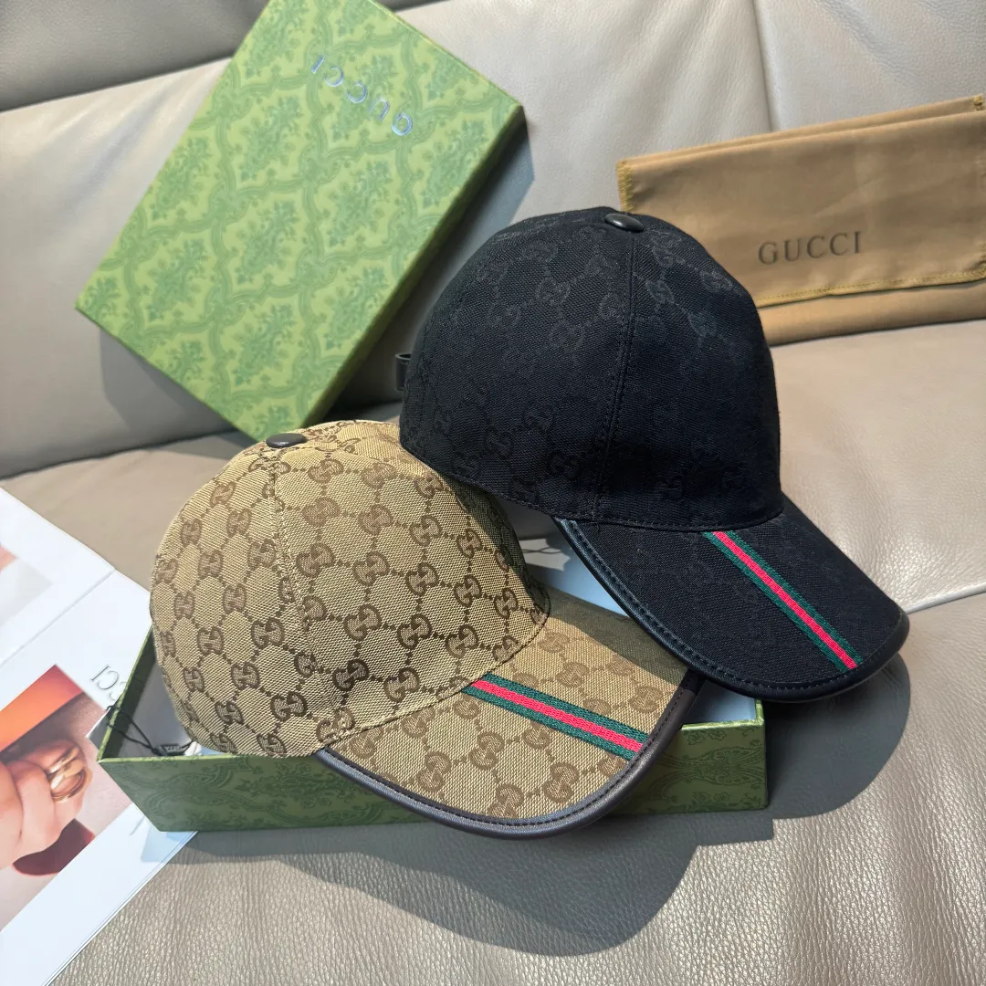 p90., Gucci (Gucci) classic original baseball cap, vertical small webbing, 1:1 mold customization, original canvas + first-layer cowhide, genuine leather edging, handsome and fashionable, popular purchasing agency, versatile style for men and women, great quality! The basic head circumference is 56cm, and the patch is adjustable.
