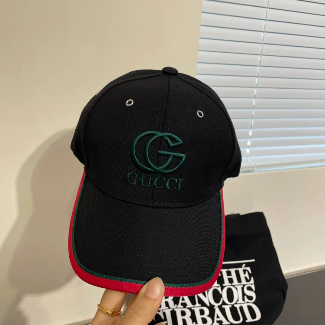 P50💛 Comes with dust bag [GUCCI] 2023 new counter model baseball cap, new model shipped, big brand model is super easy to match, hurry up and get it!
