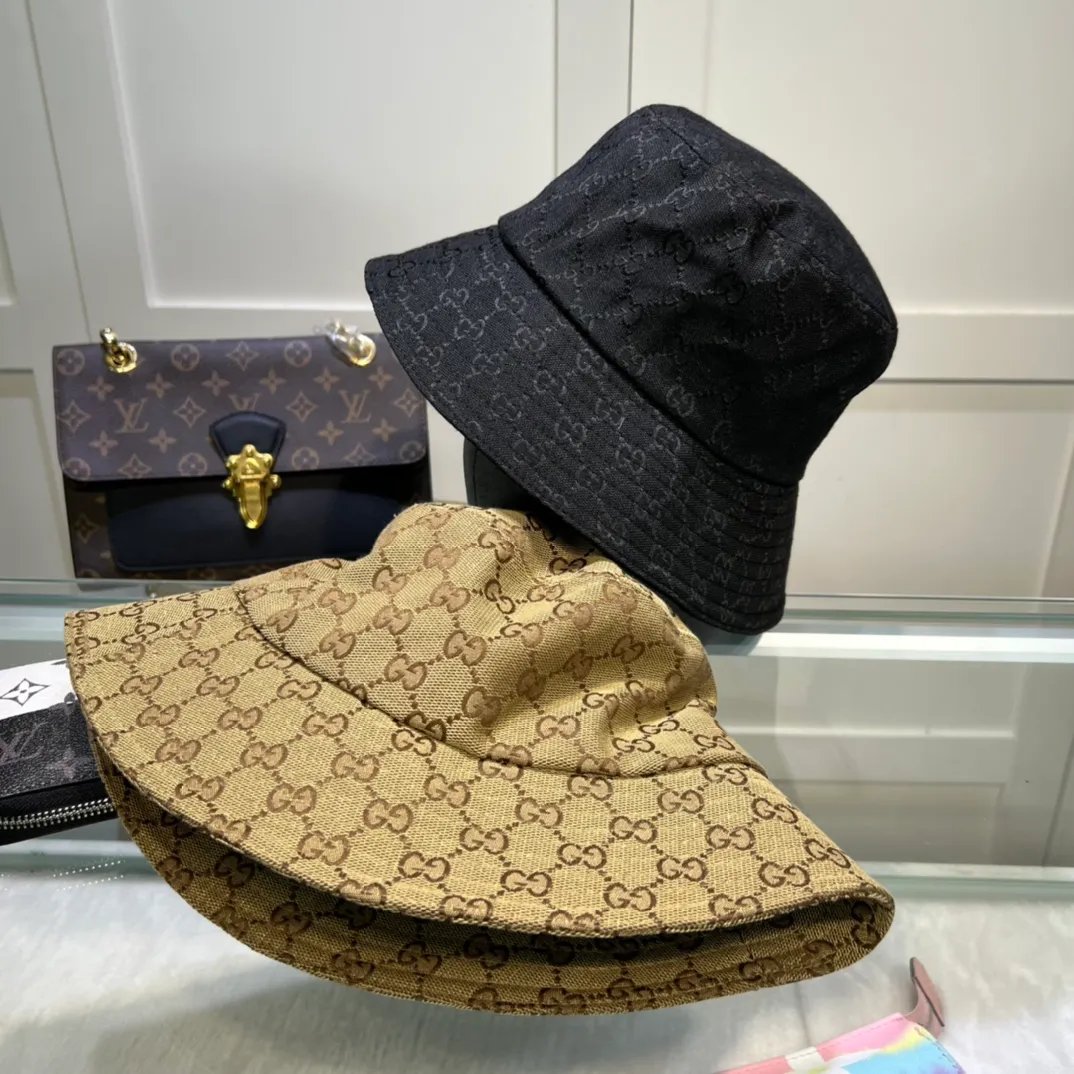 P70💰 GUCCI 2023 new counter synchronized leather bucket hat, hot shipments, super beautiful and easy to match, simple and elegant
