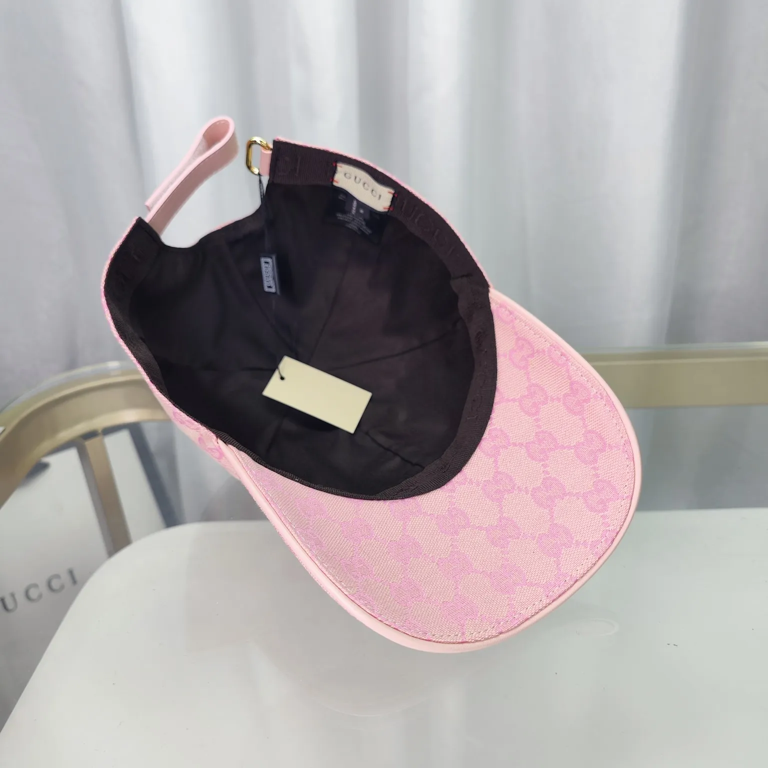 p 45 Ny co-branded Gucci high version original single pair flower baseball cap