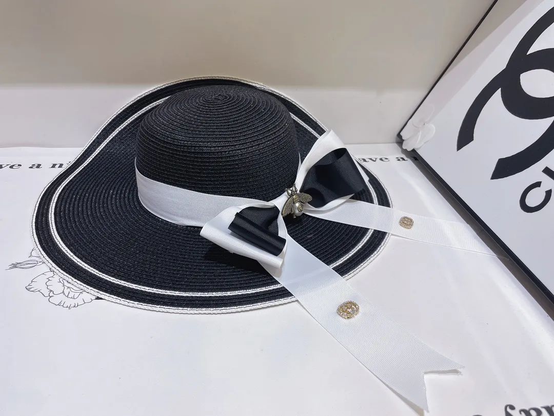 Gucci bow bee🐝big brimmed hat