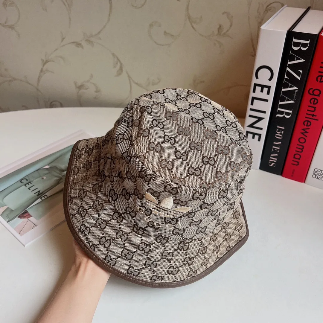 p66 gucci new fisherman hat, denim sun hat, foldable, head circumference 57cm, can be worn by men and women
