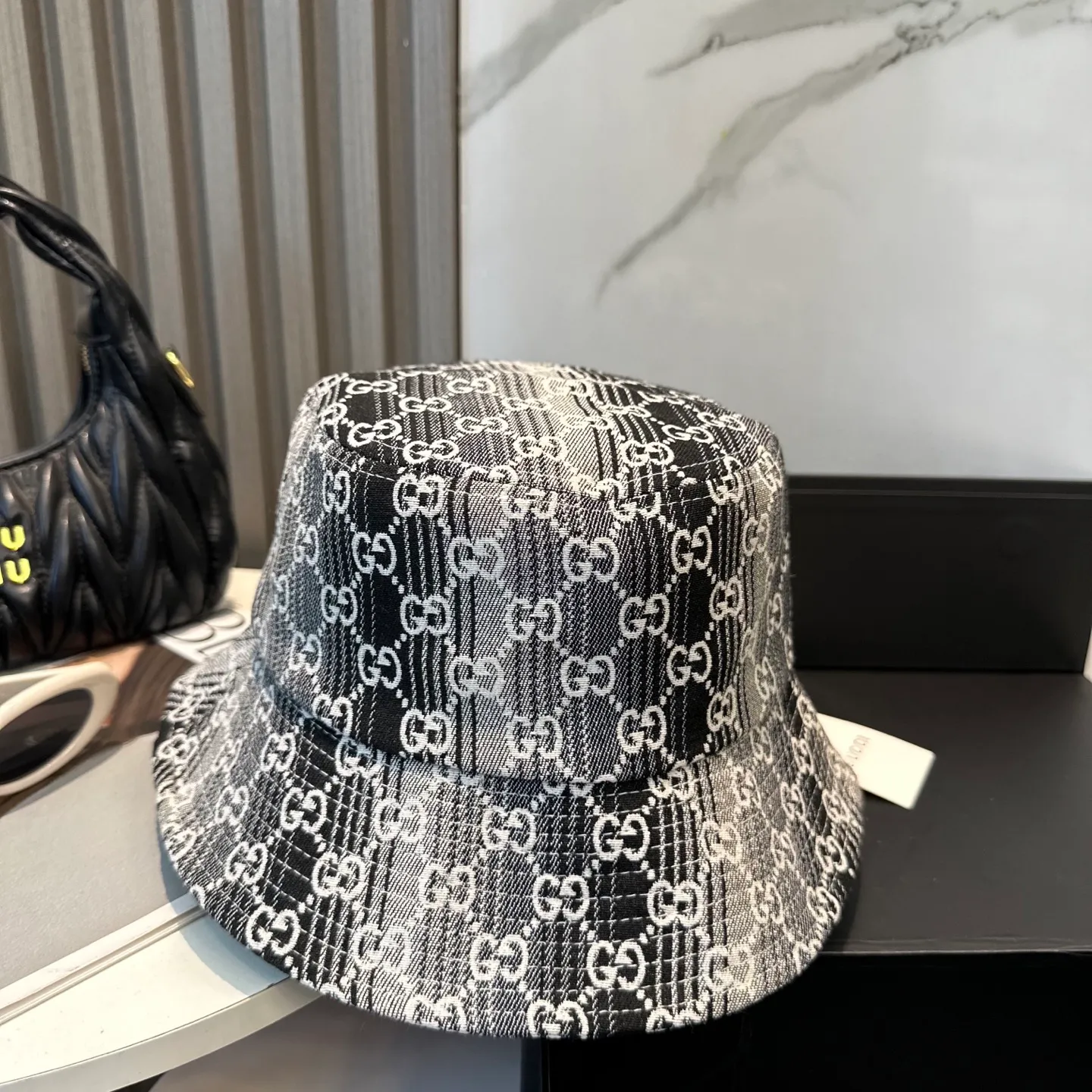 P70 GUCCI 2025 counter new jacquard fisherman hat, very trendy! Casual and sports style, classic production, super easy to match! Look small