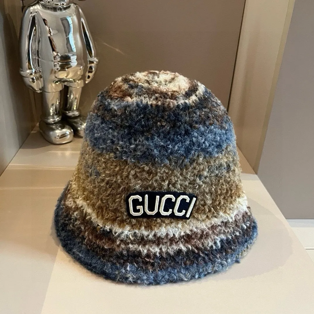 💰100¥ Gucci new lamb wool bucket hat, head circumference 57vm