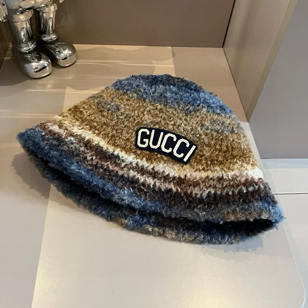 💰90¥ Gucci new lamb wool bucket hat, head circumference 57vm