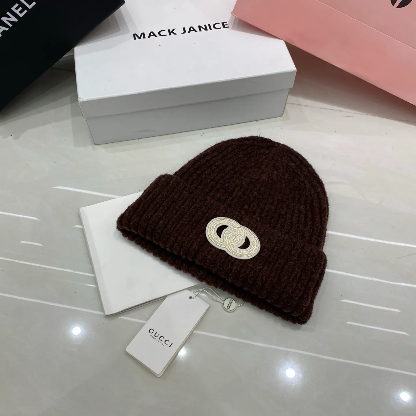 Gucci wool knit hat