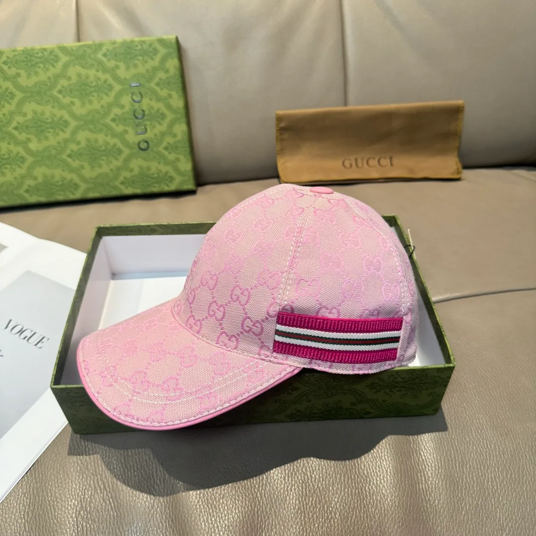 p90, Gucci (Gucci) new original baseball cap counter 1:1 mold customization! Original canvas fabric + first-layer cowhide, light and breathable! Actual photo, suitable for men and women, basic head circumference 56cm, adjustable patch.