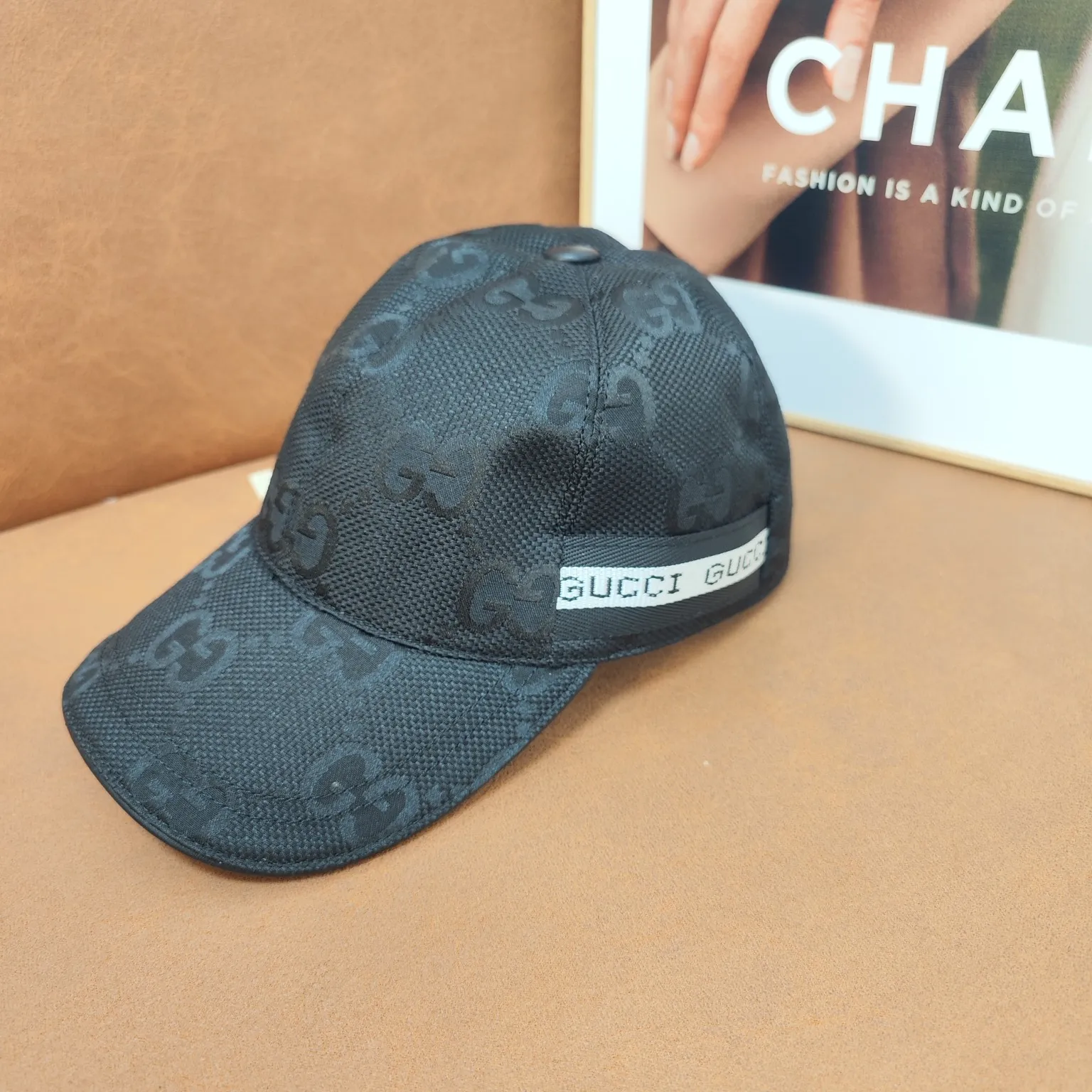 GUCCI--high version of the same baseball cap as the original single pair flower official website