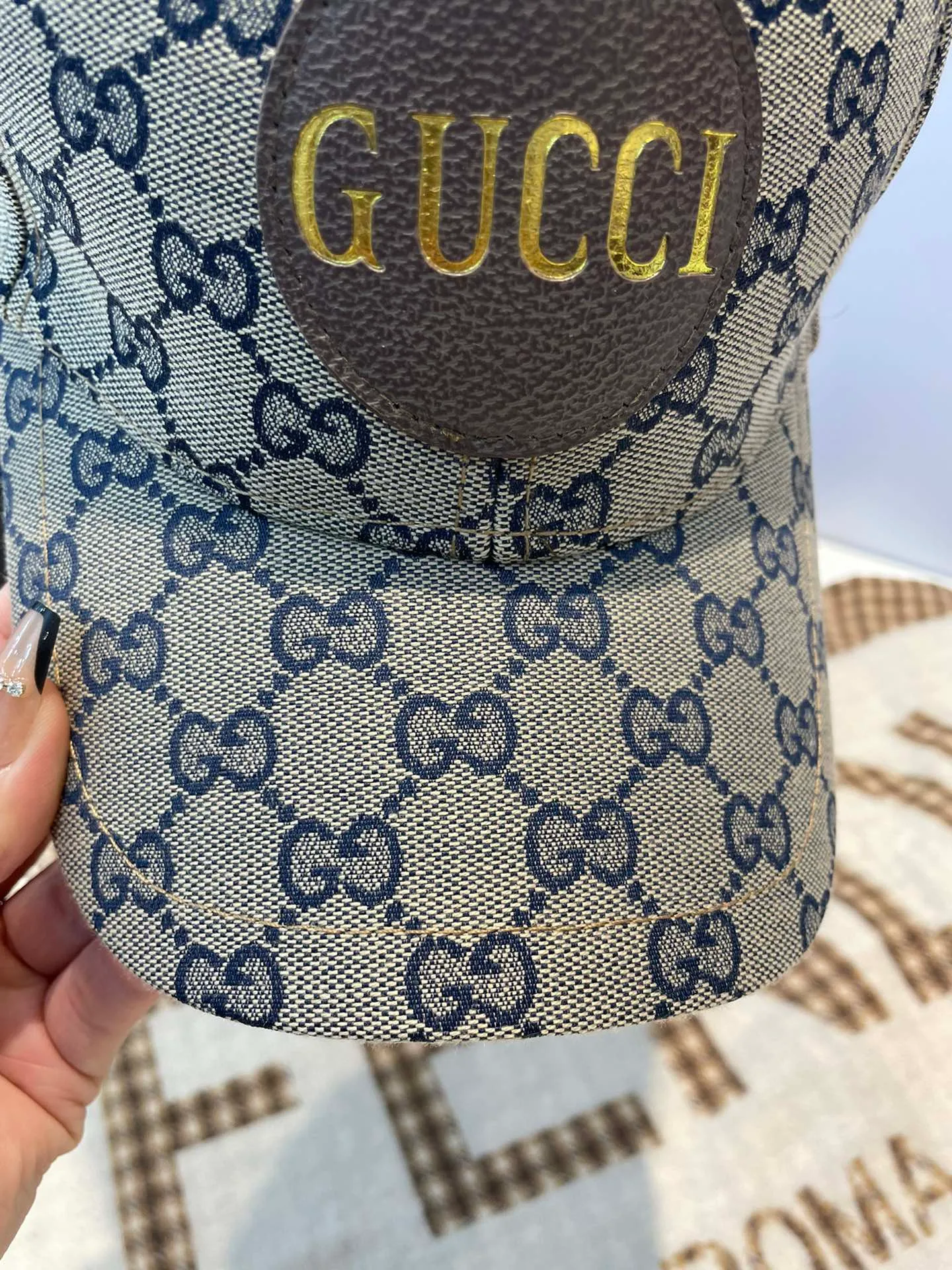 P60 The new Gucci baseball cap from the official website for the spring of 2023. The original quality is very popular. 🔥🎩 The craftsmanship is very exquisite and it is high-end and classy! Low-key luxury, easy to carry! Running volume! Excellent quality 👍 Fashionable and versatile