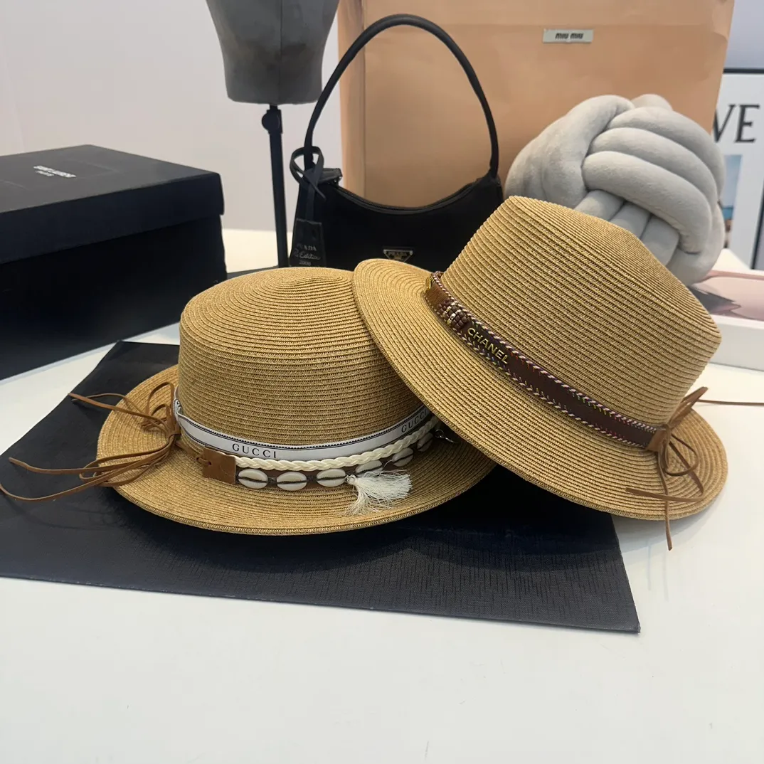 P90 Gucci new straw hat, made of paper fiber straw, advanced customization, head circumference 57cm