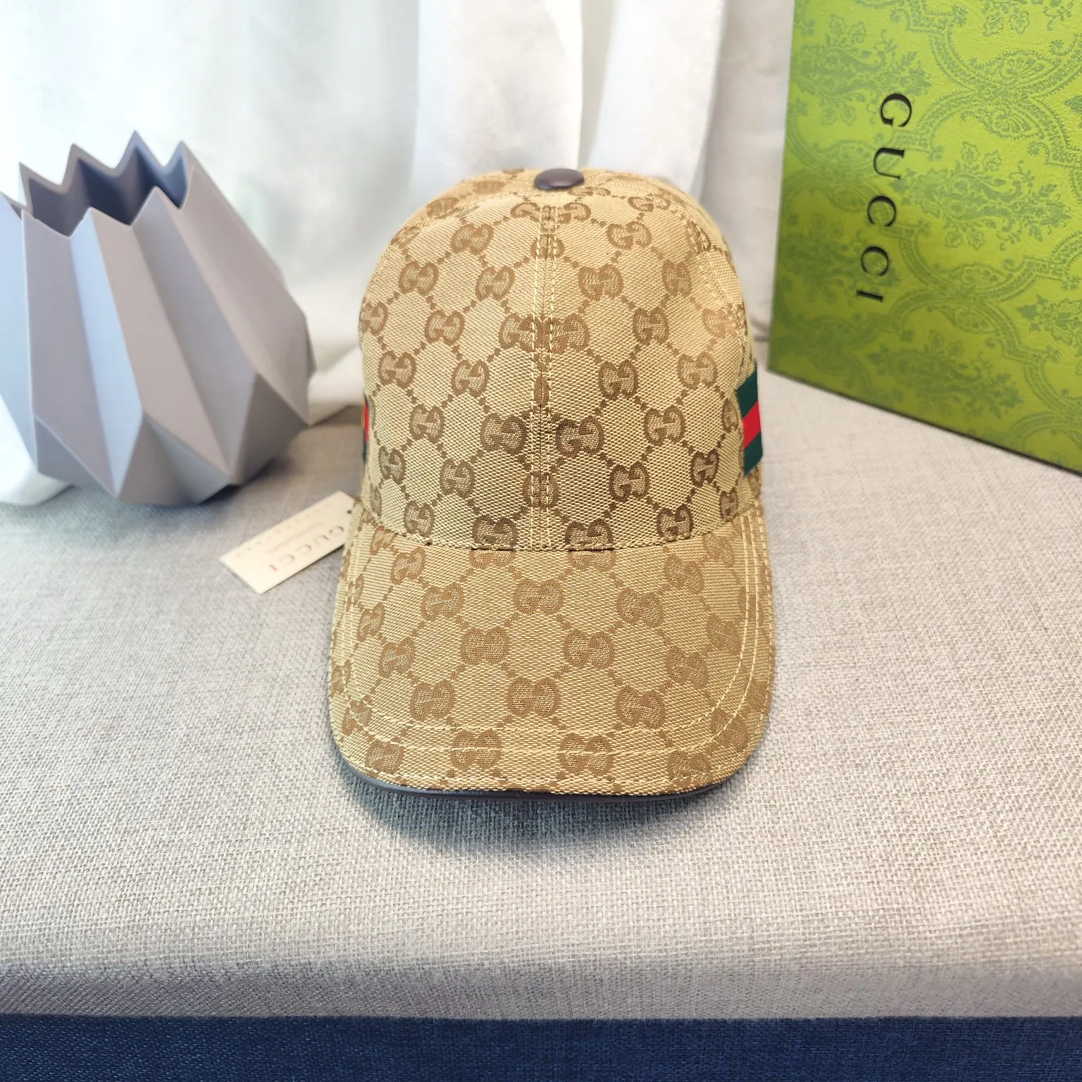 p 45 GUCCI--high version double G original single official website same style baseball cap