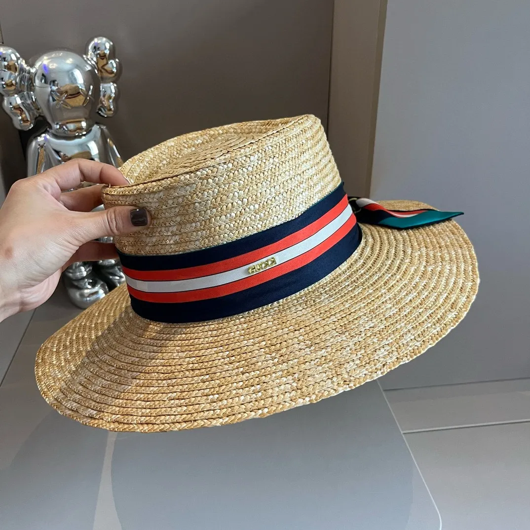 💰130¥ Gucci new straw hat, sun hat, European and American style, head circumference 57cm