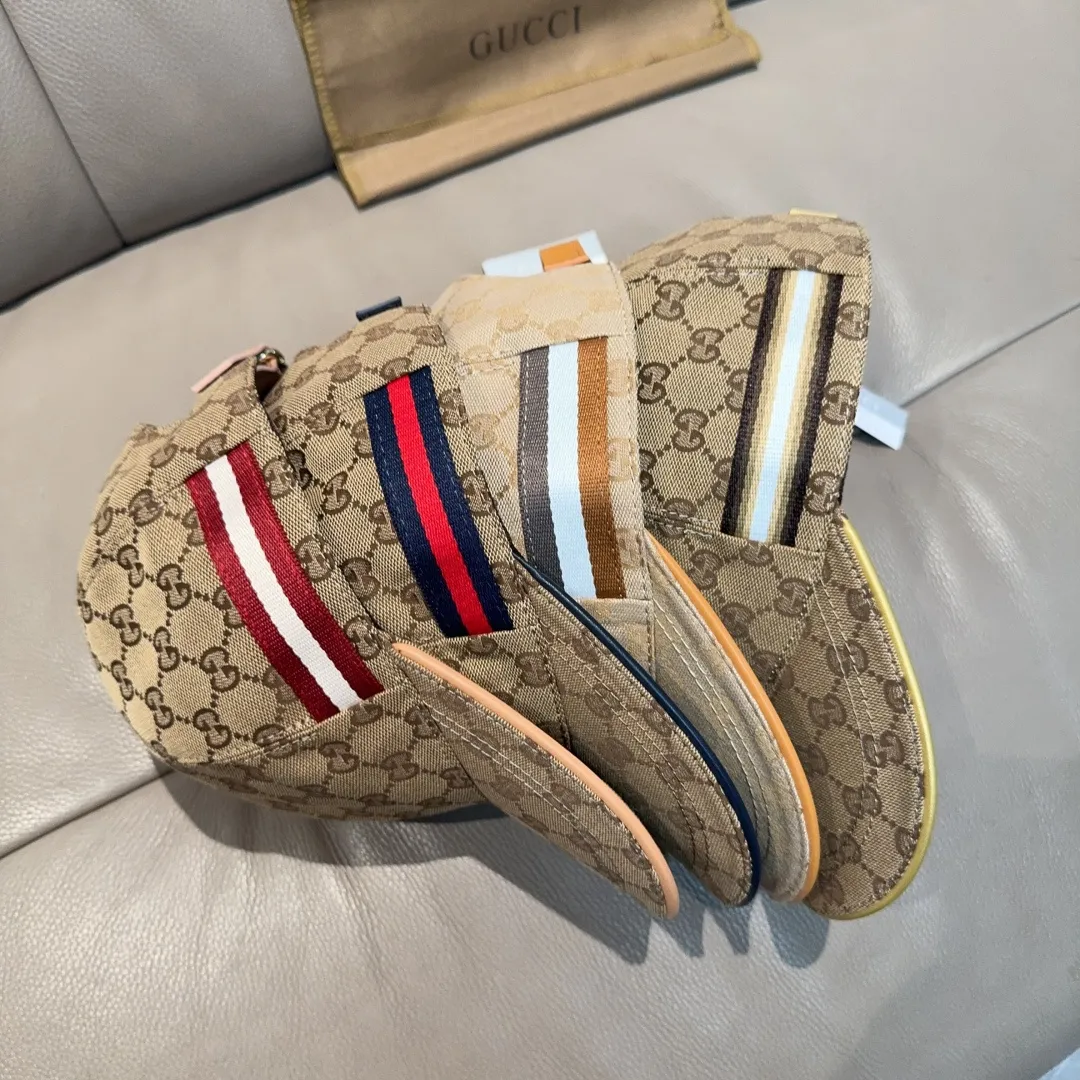 p90 ten thousand year old classic new color is shipped!   , Gucci (Gucci) classic original baseball cap 😍😍 1:1 mold opening and customization at the counter, the highest version, original canvas fabric + first layer of cowhide, light and breathable! Photographed in real life, suitable for men and women in all seasons, basic head circumference 56cm, adjustable patches.