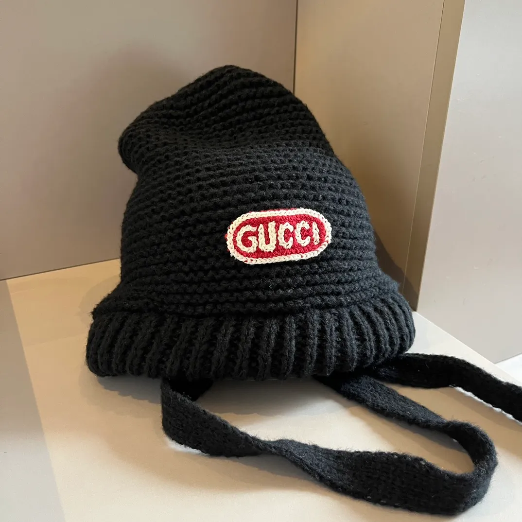 💰90¥ Gucci new knitted cold hat ear protection hat