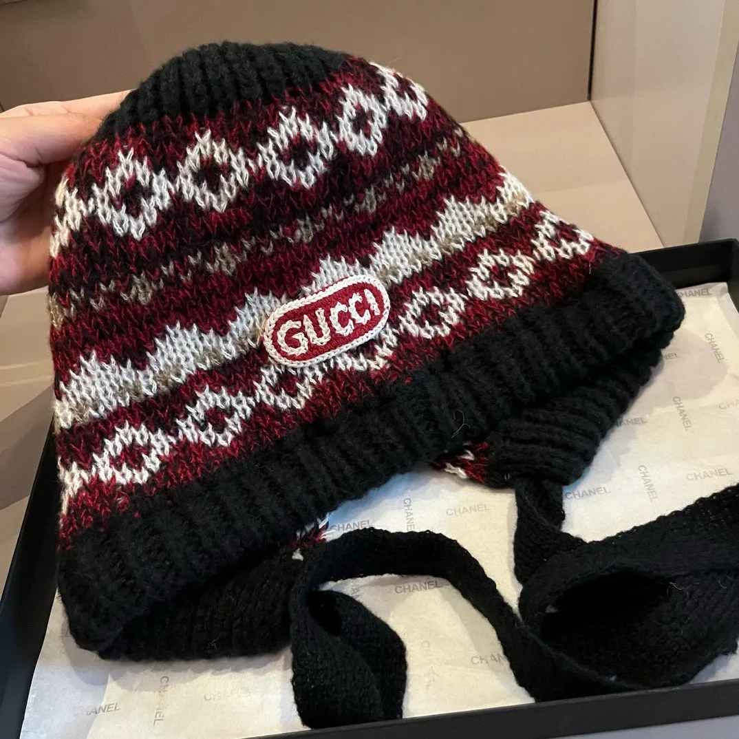 💰90¥ Gucci new knitted ear hat
