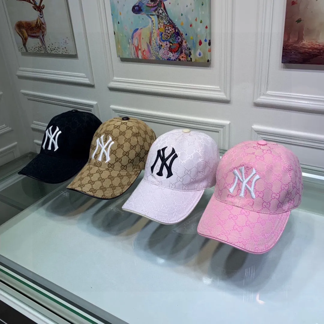 🉐120 hot-selling full-color NY&Gucci (Gucci) cooperation baseball cap, the latest model at the counter, NY embroidery, 1:1 mold customization, original breathable sail fabric + first-layer cowhide, perfect details, original quality, exclusive physical shooting, suitable for men and women. 😄Four colors are in stock at the counter!