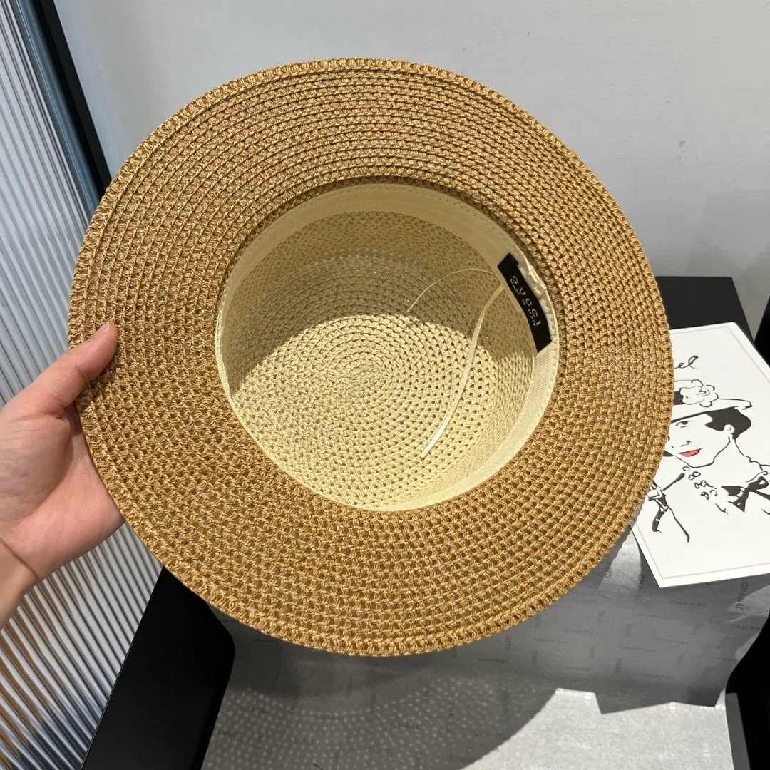 💰120¥ Gucci new flat top hat, small sun hat, head circumference 57cm