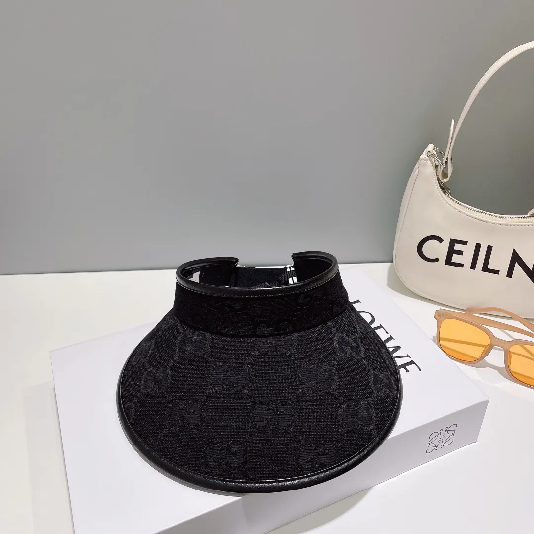 P56 comes with dust bag, GUCCI high-end item👍Sports and leisure empty top hat🎩 The latest popular version🌟 🎉 The hat shape is awesome👍 Unisex couple style, a must-have artifact for travel [Naughty]