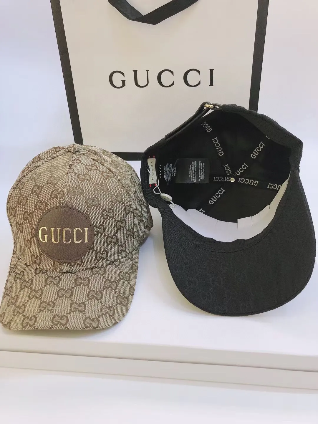 Special price P60💛 Comes with dust bag [GUCCI Gucci] 2023 spring new simple embroidered baseball cap, the big brand model is super easy to match, hurry up and get it!