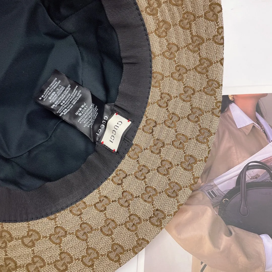 P76👒Gucci VS NY👒😍Gucci co-branded ny canvas hat, high-end goods, come to those who know the stuff, the hottest pattern in spring and summer 2020, walking sun umbrella, super high sun protection index, no makeup artifact, fisherman hat, great hat shape🤗