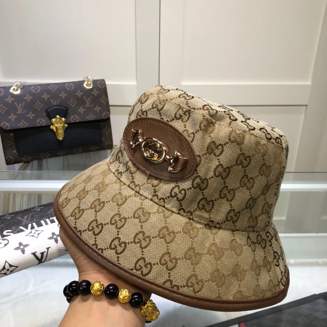 P56💰Gucci classic original fisherman hat, exquisite and pure, stylish and stylish, cool and fashionable, out of stock at the counter, popular, great quality