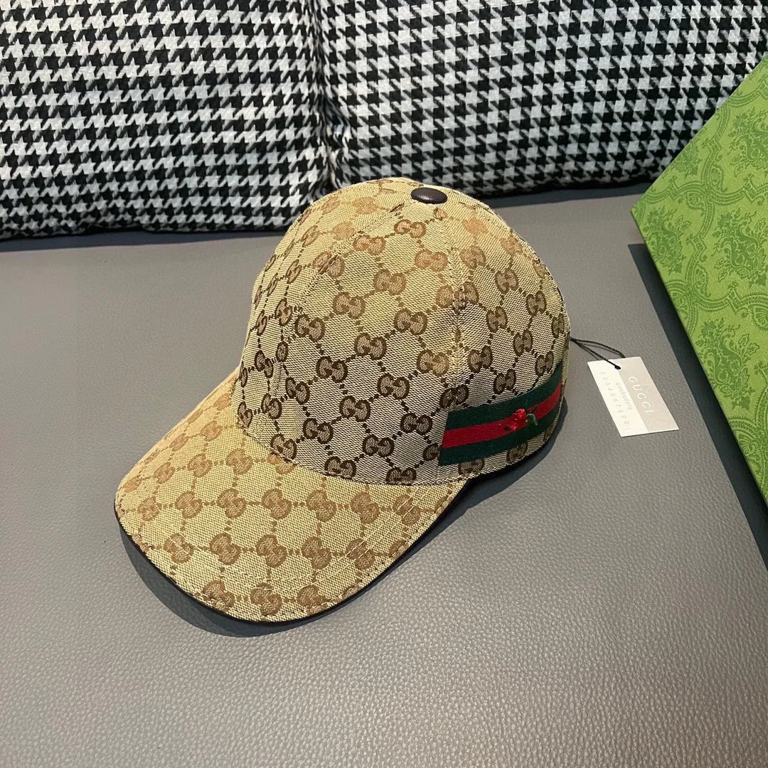 🉐️90, Gucci (Gucci) classic original baseball cap, flower webbing, 1:1 mold customization at the counter, the highest version, original canvas fabric + first-layer cowhide, light and breathable! Photographed in real life, suitable for men and women in all seasons, basic head circumference 56cm, adjustable patches.