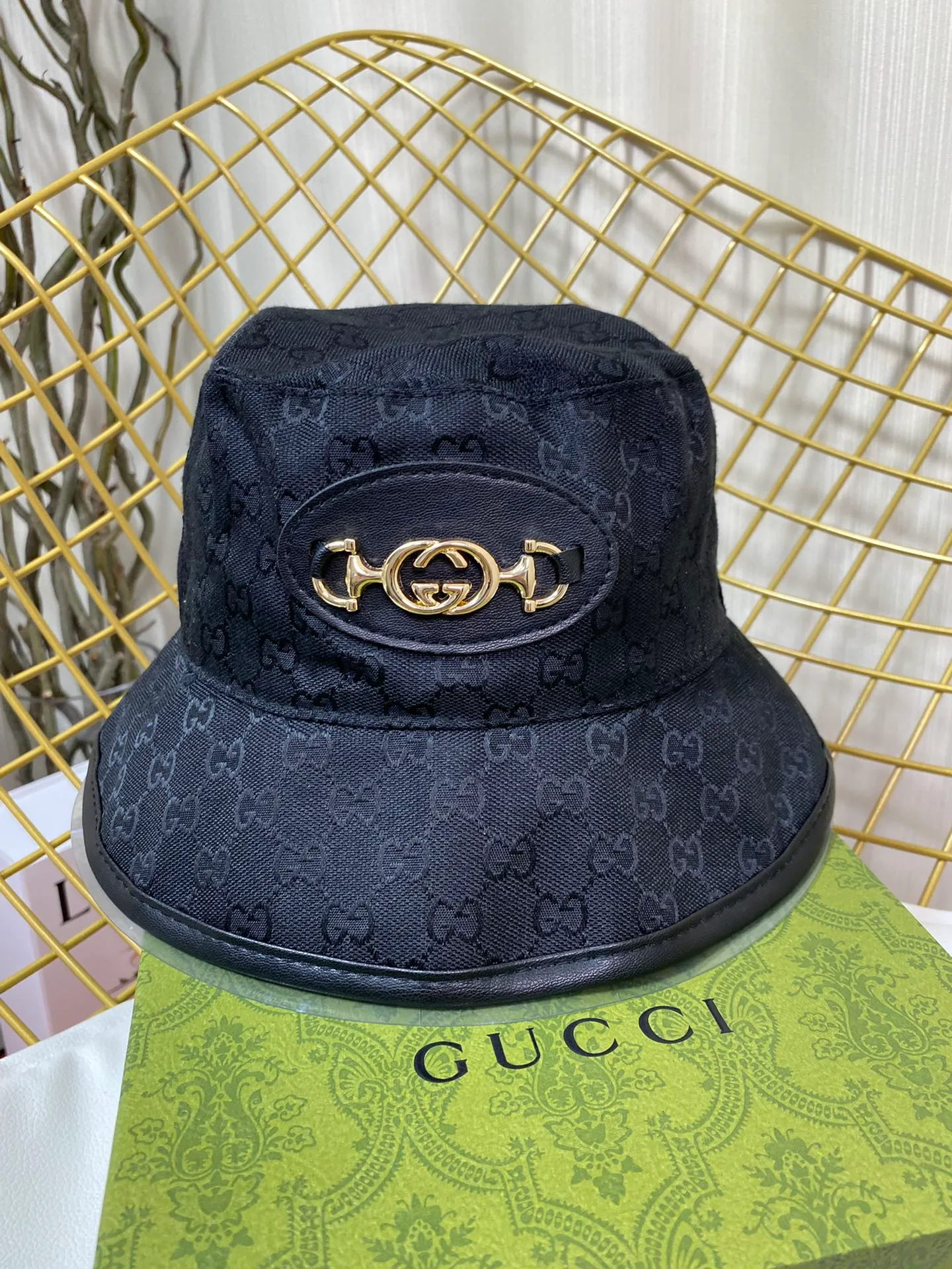 💰80 GUCCI bucket hat 2022 official website simultaneous counter new classic baseball cap, the details and workmanship are very exquisite,‼ Classic for men and women