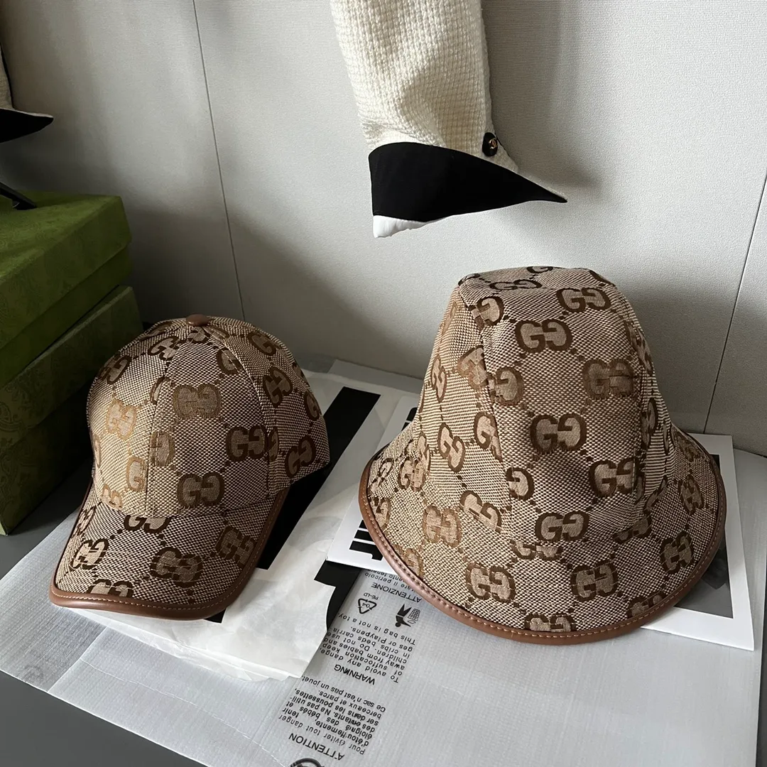 P60 New Gucci Presbyopic❀ Series Fisherman Hat❤️ Baseball Cap❤️ The feeling of love at first glance💗Versatile style, the highest quality in the market, unambiguous printing! Hang tag complete with three labels🎬