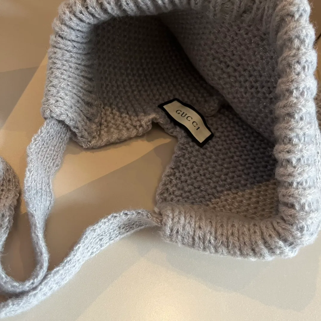 💰90¥ Gucci new knitted cold hat ear protection hat