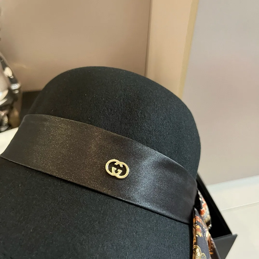 💰180¥ Gucci wool basin hat, super goddess style, advanced custom hat, 100% wool🦙% fabric, head circumference 57cm