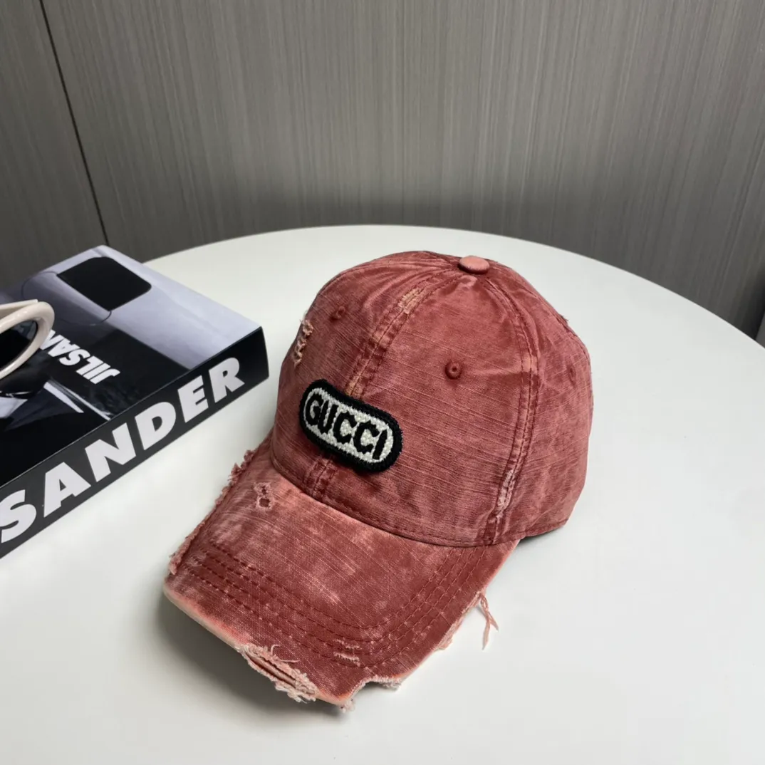 P56 Gucci～25 new spring model, simple and high-end baseball cap, new process washing, retro color, customized version!