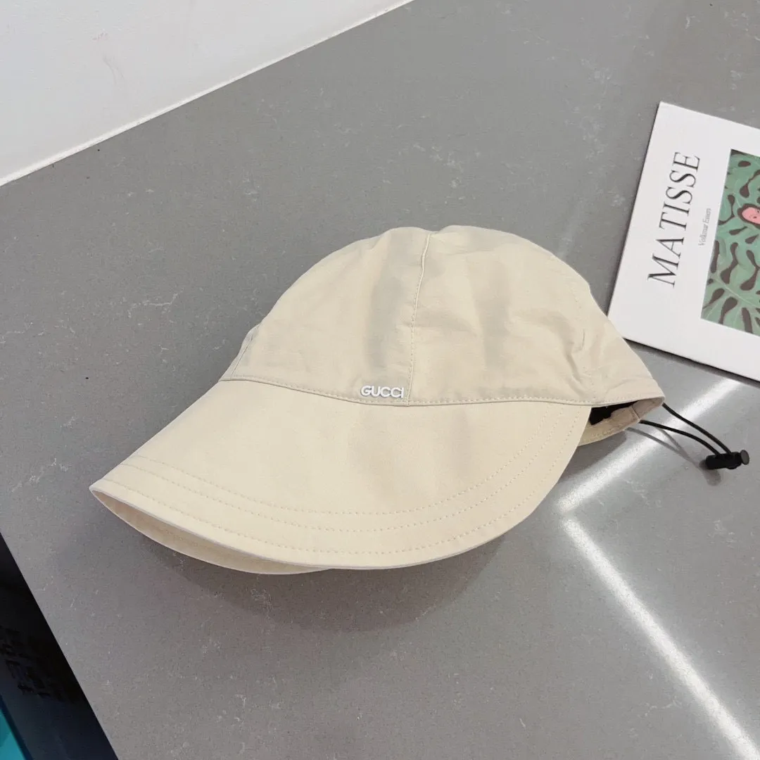 💰70¥ Gucci new summer cap, sunshade cloth hat, light and versatile, foldable, head circumference 57cm