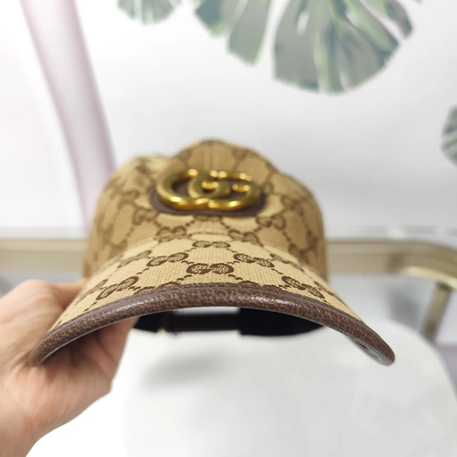 Batch 90 GUCCI--high version original single pair flower official website baseball cap, look for my big hardware exclusive model [fireworks]