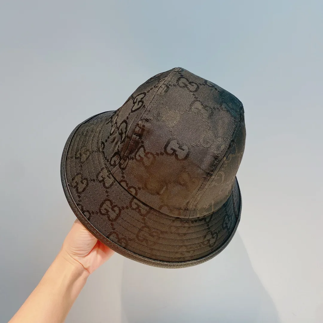 Special run amount 80¥ Gucci 2022 new fisherman hat at Gucci counter, same style for men and women, black and brown, head circumference 57cm