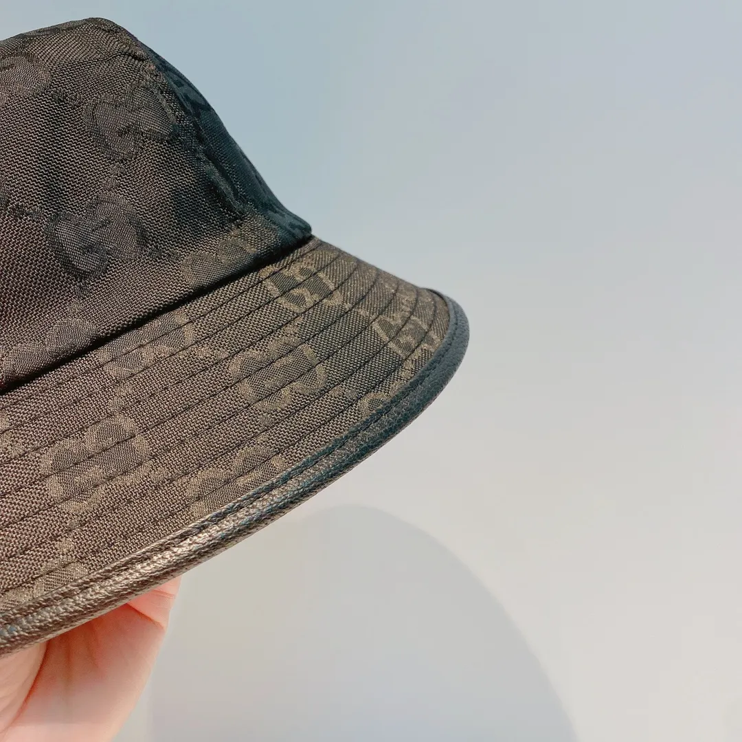 Special run amount 80¥ Gucci 2022 new fisherman hat at Gucci counter, same style for men and women, black and brown, head circumference 57cm