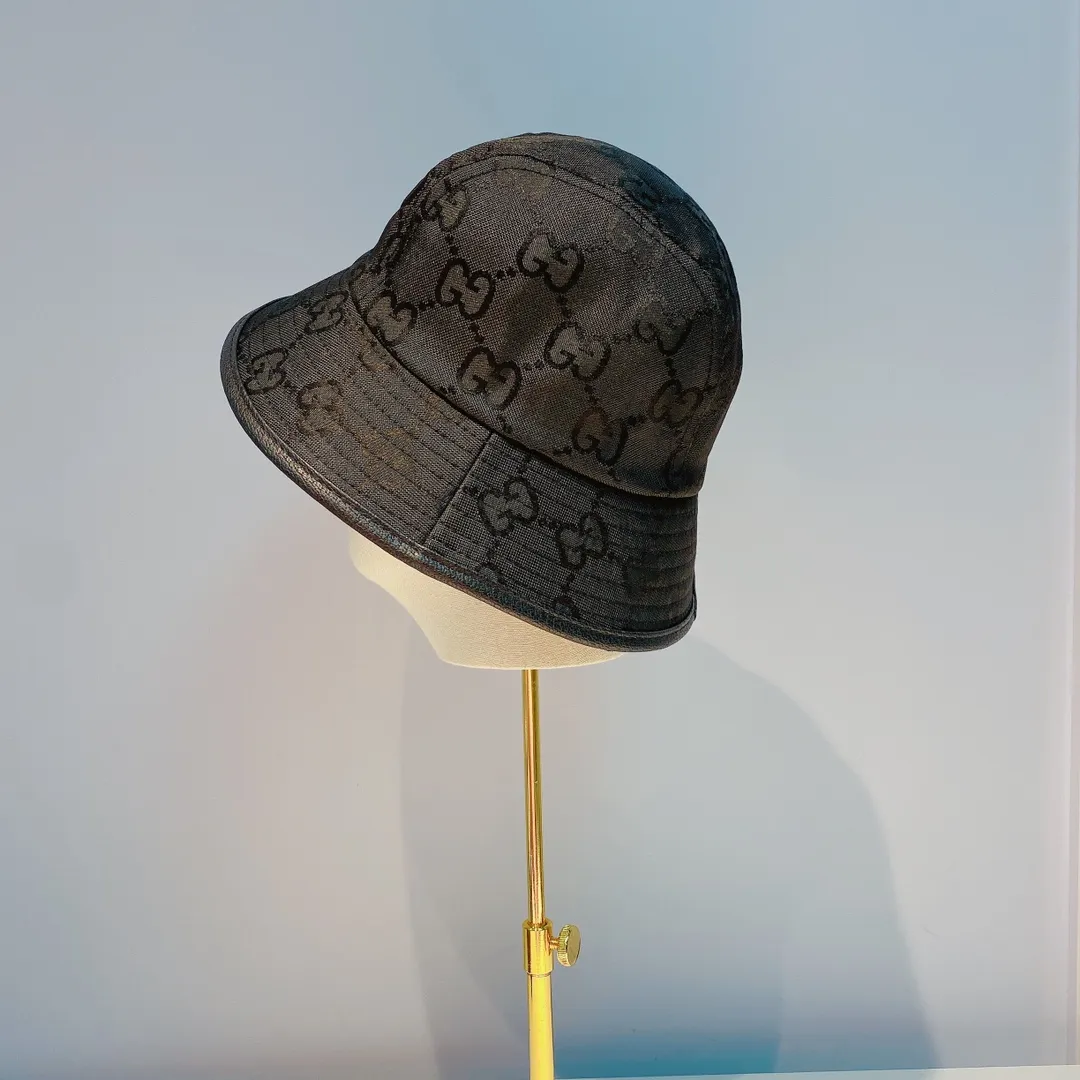 Special run amount 80¥ Gucci 2022 new fisherman hat at Gucci counter, same style for men and women, black and brown, head circumference 57cm