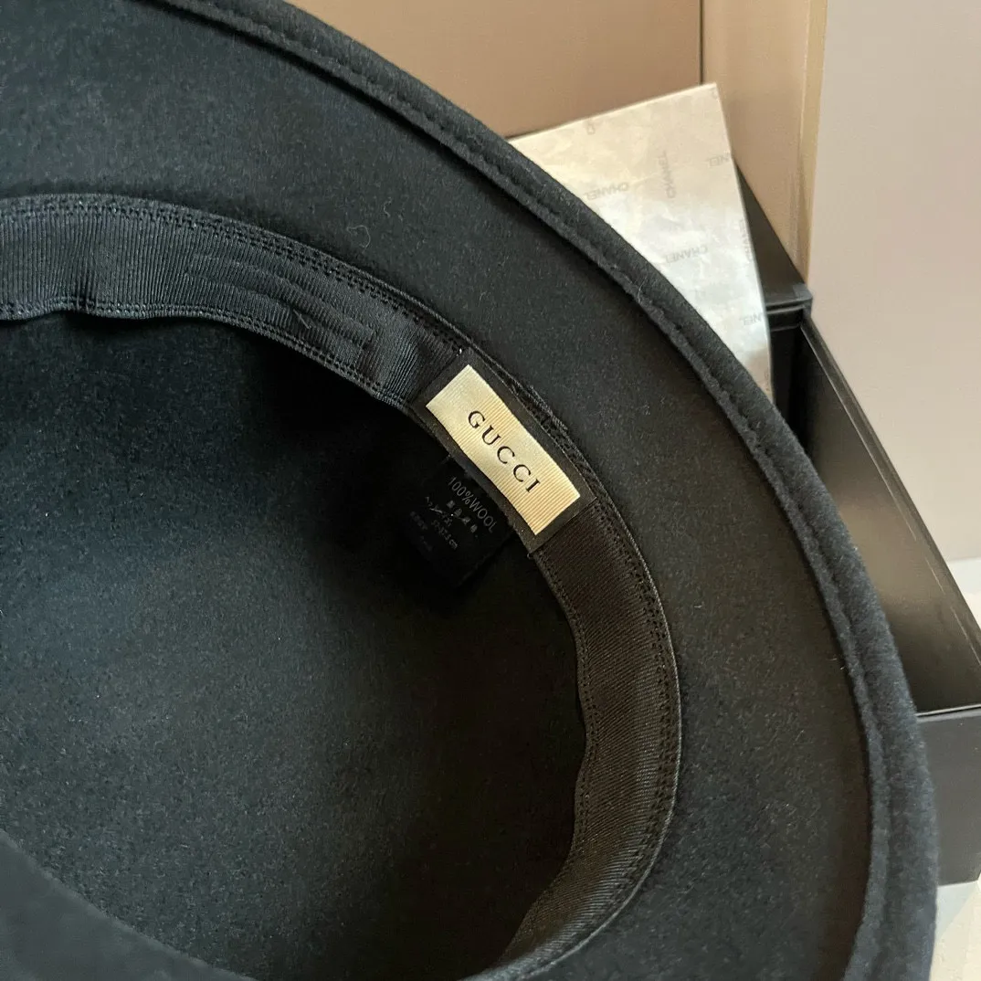 💰180¥ Gucci wool basin hat, super goddess style, advanced custom hat, 100% wool🦙% fabric, head circumference 57cm
