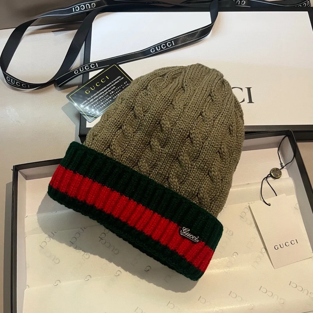 💰80¥ Gucci classic beanie, unisex, 4 colors