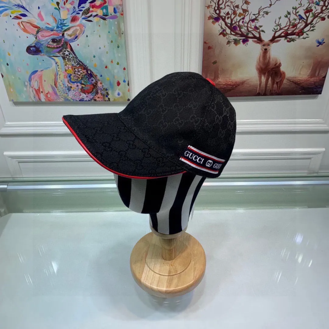 🉐90 Comes with box bag, Gucci (Gucci) new spring and summer original baseball cap, logo webbing, 1:1 mold customization, original canvas fabric + first-layer cowhide, popular purchasing agent, versatile style for men and women, great quality! The basic head circumference is 56cm, and the patch is adjustable.