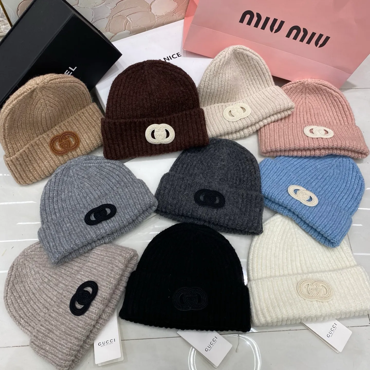 Gucci wool knit hat