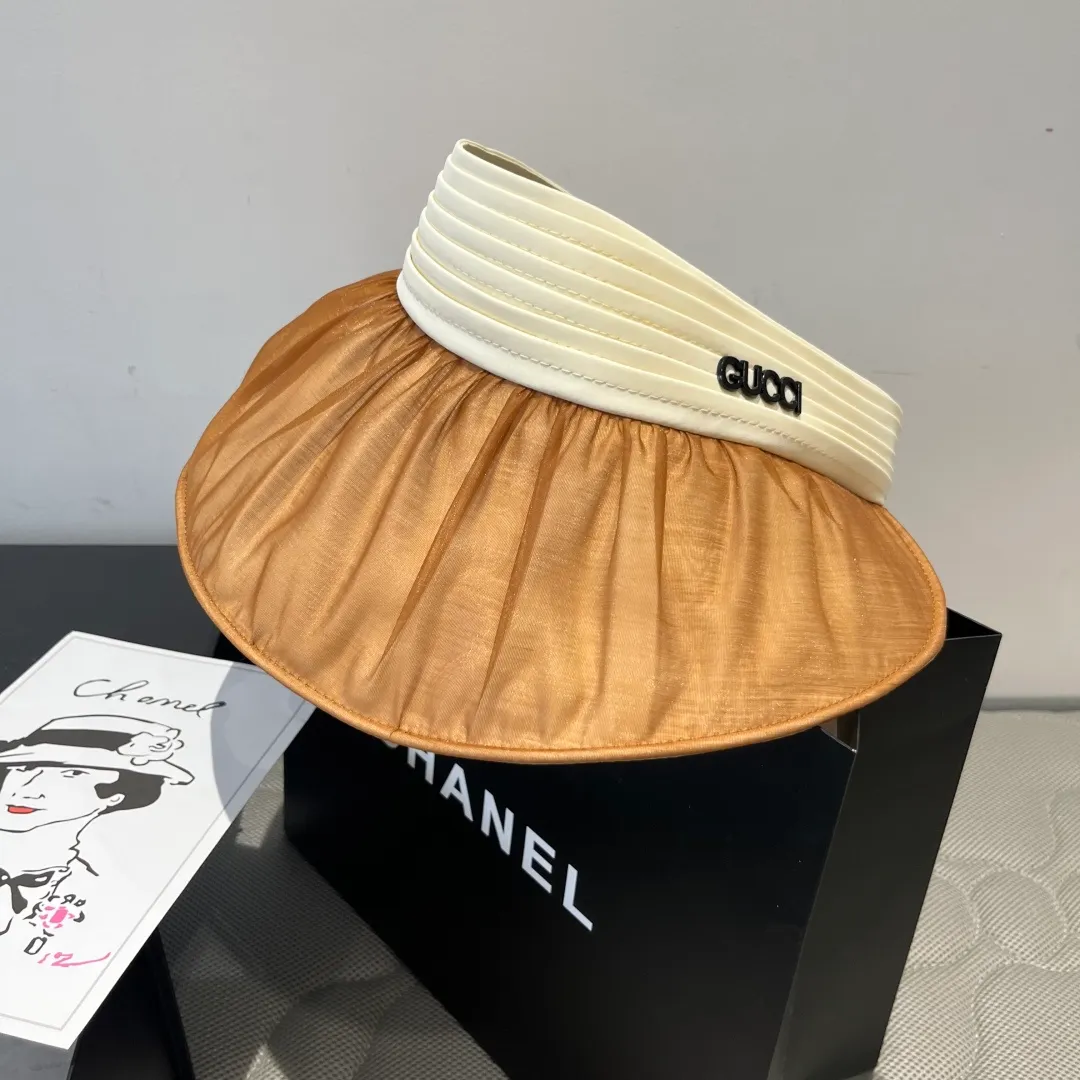 💰110¥ Gucci new shell hat, empty top sun hat, foldable, easy to carry when traveling