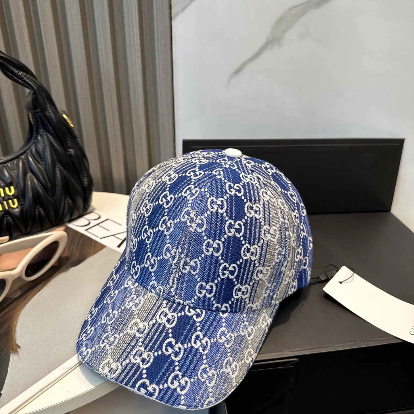 P56 GUCCI Gucci 2025 counter new jacquard baseball cap🧢very trendy! Casual and sports style, classic production, super easy to match! Look small
