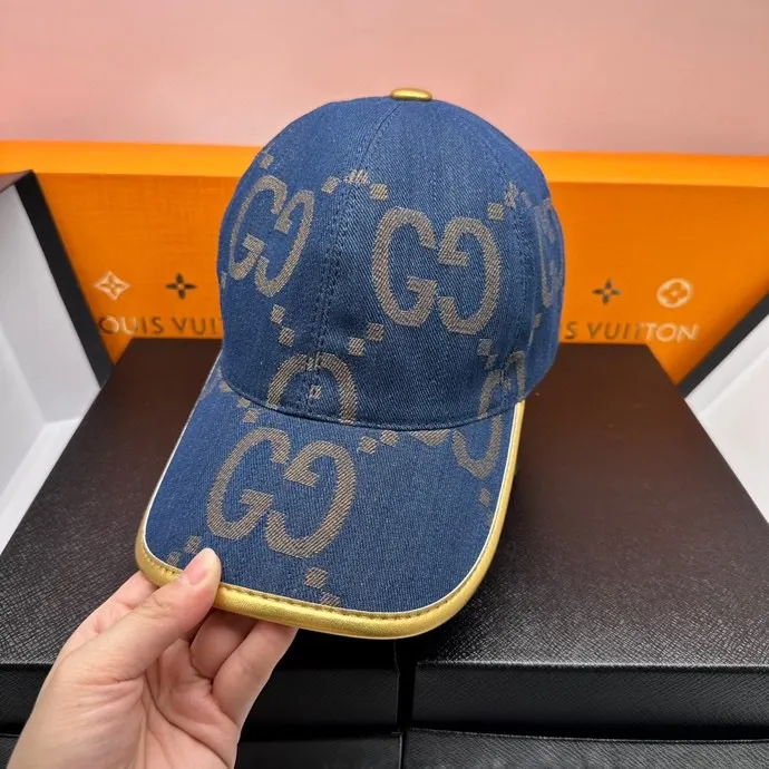 P90 hot selling Gucci (Gucci) large double G, perfect pairing, top original order, excellent quality, the same baseball cap as the official website, actual photo taken, ready to ship quickly