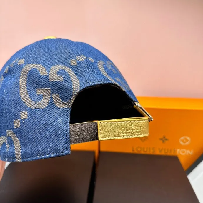 P90 hot selling Gucci (Gucci) large double G, perfect pairing, top original order, excellent quality, the same baseball cap as the official website, actual photo taken, ready to ship quickly