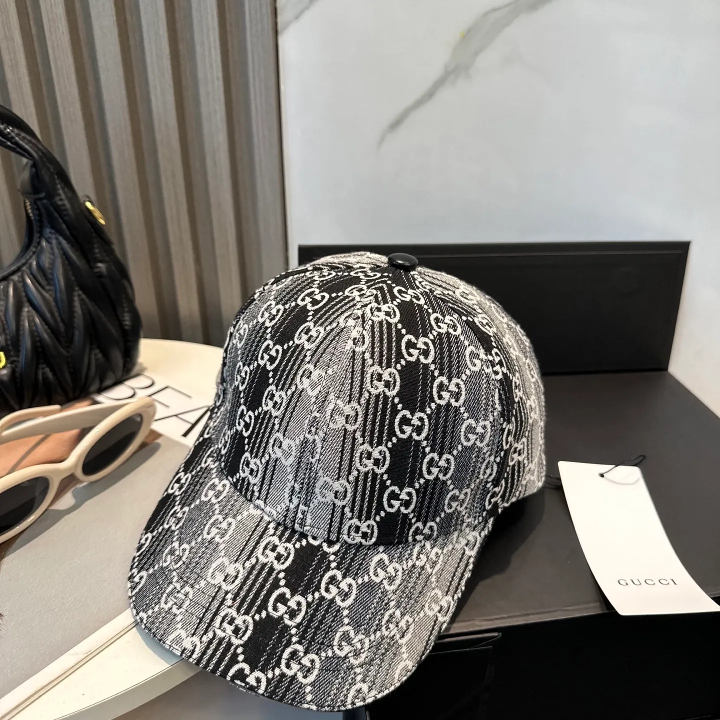 P66 GUCCI Gucci 2025 counter new jacquard baseball cap🧢very trendy! Casual and sports style, classic production, super easy to match! Look small