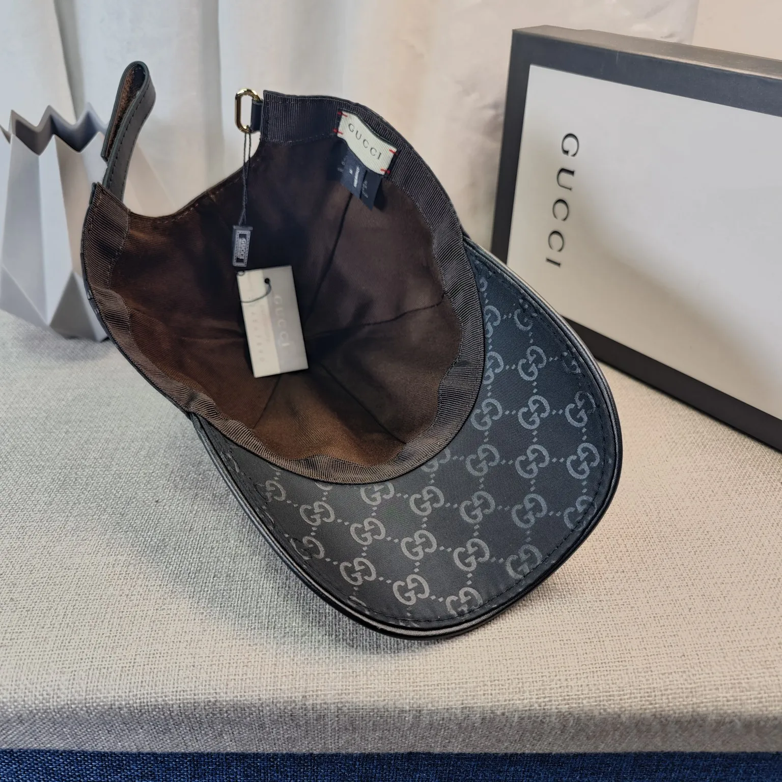 p 45 GUCCI--high version original single pair flower official website same style baseball cap🌸