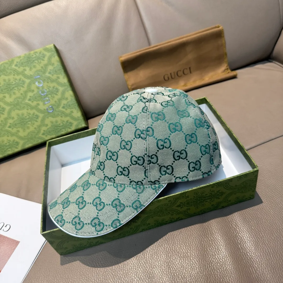 p90 A classic for thousands of years! The popular Morandi color series is now available!   , Gucci (Gucci) classic original baseball cap 😍😍 1:1 mold opening and customization at the counter, the highest version, original canvas fabric + first layer of cowhide, light and breathable! Photographed in real life, suitable for men and women in all seasons, basic head circumference 56cm, adjustable patches.