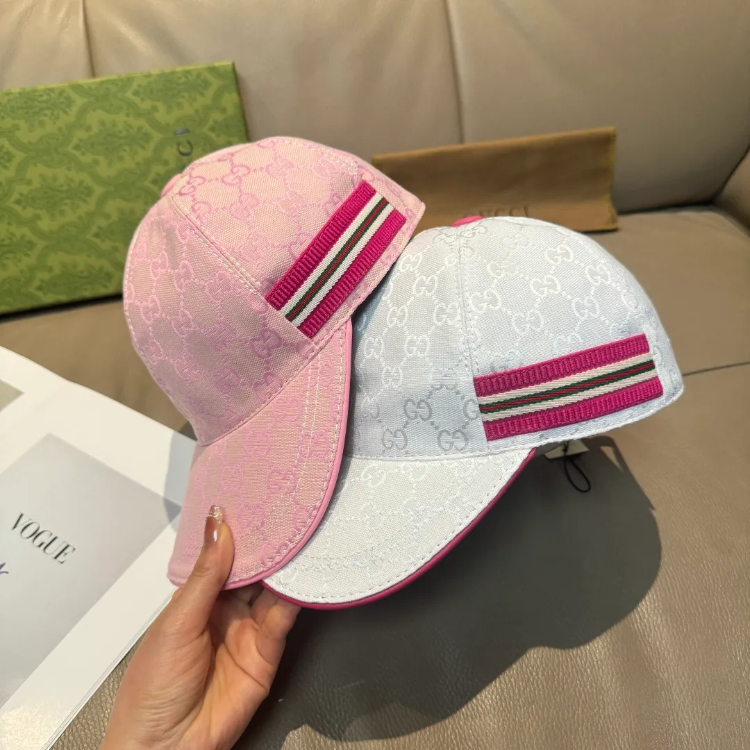 p90, Gucci (Gucci) new original baseball cap counter 1:1 mold customization! Original canvas fabric + first-layer cowhide, light and breathable! Actual photo, suitable for men and women, basic head circumference 56cm, adjustable patch.